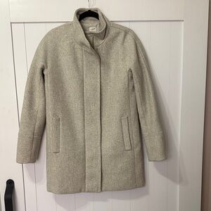 J. Crew Light Gray Pea Coat